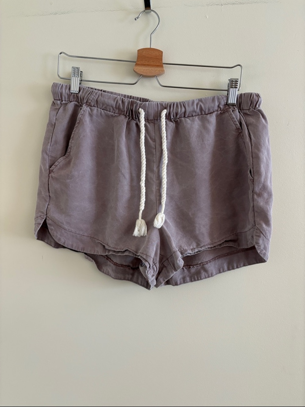 UpWest Rope-Drawstring Casual Shorts - Taupe